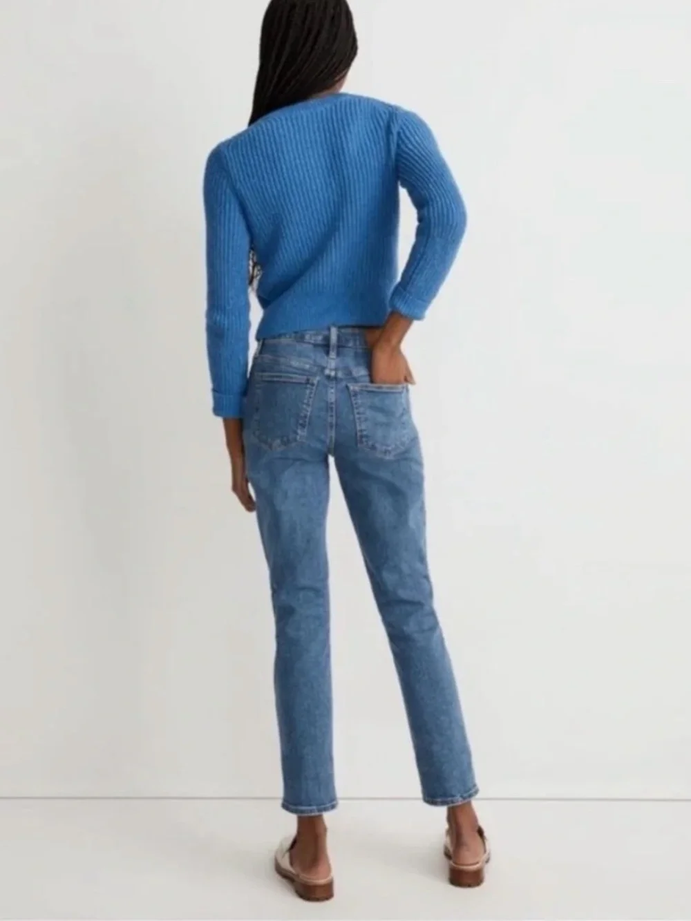 Madewell The Mid-Rise Mom Perfect Vintage Tapered Jeans Knowland Wash Size 26